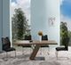 Armen Living Bravo 2-Piece Black/Brushed Stainless Steel Dining Side Chair Set-2