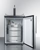 Summit® 5.6 Cu. Ft. Stainless Steel Beer Cooler/Kegerator-3