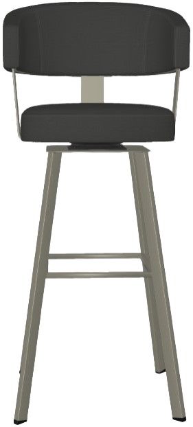 Amisco Customizable Grissom Swivel Spectator Stool-3
