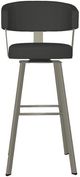 Amisco Customizable Grissom Swivel Spectator Stool-3