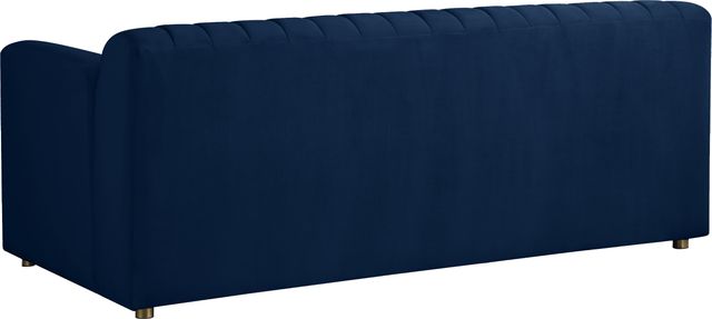 Meridian Furniture Naya Navy Velvet Loveseat-3