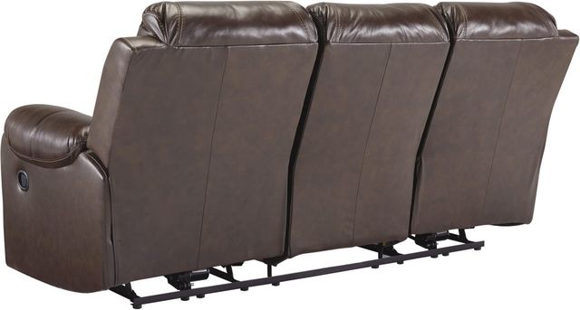 Signature Design by Ashley® Rackingburg Mahogany Reclining Sofa-1