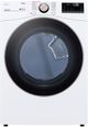 LG 4000 Series White Front Load Washer & Gas Dryer Package w/ Pedestals-4