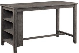 Mazin Furniture Timbre 5 Piece Gray Dining Room Set-2