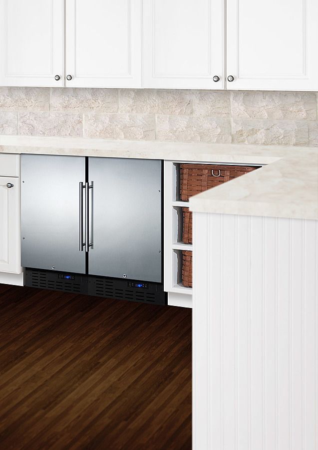 Summit® 2.7 Cu. Ft. Stainless Steel Drain-Free Icemaker-3