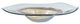 A & B Home Clear/Gold Bowl-2