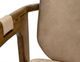 International Furniture Direct Silver Brown/Ivory Dining Arm Chair-4