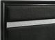 Coaster® Miranda Black Upholstered Twin Panel Bed -2