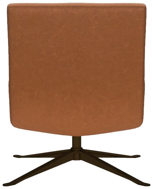 American Leather Customizable Petra Leather Swivel Chair - Thumbnail 3