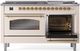Ilve® Nostalgie II Series 60" Antique White Pro Style Dual Fuel Range-3
