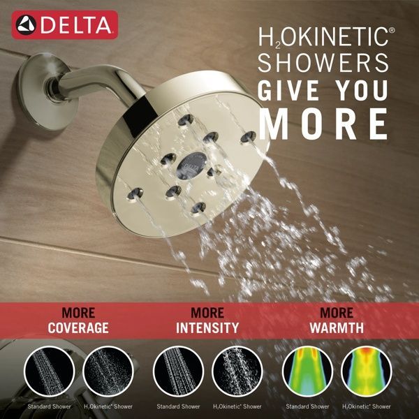 Delta Trinsic® Monitor® 17 Series H2Okinetic® Polished Nickel Shower Trim-1