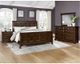 Vaughan-Bassett Woodlands Cherry King/Queen Sleigh Bed Rails-2