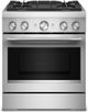 KitchenAid® 30" Stainless Steel Pro Style Dual Fuel Range with No Preheat Air Fry Mode-0
