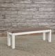Liberty Furniture Brook Bay Gray/Textured White Upholstered Dining Bench-1