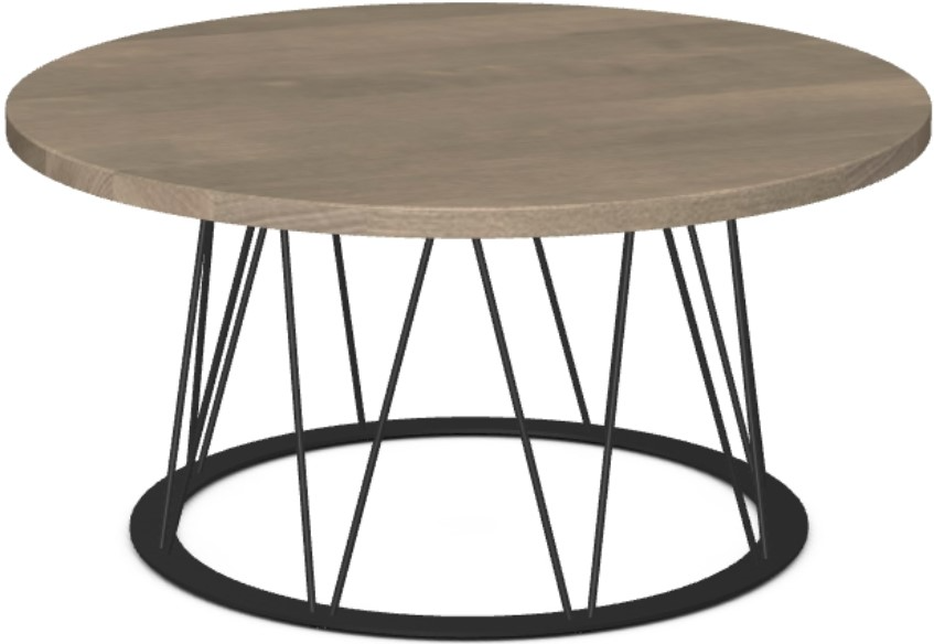 Amisco Customizable Calypso Thermo Fused Laminate 39" Coffee Table