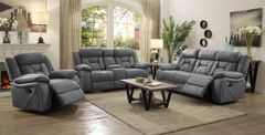 Coaster® Higgins 3-Piece Gray Reclining Seating Set