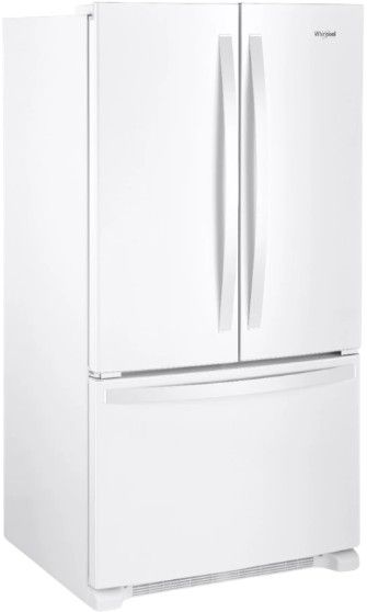 Whirlpool® 36" 20.0 Cu. Ft. White Counter Depth French Door Refrigerator-2