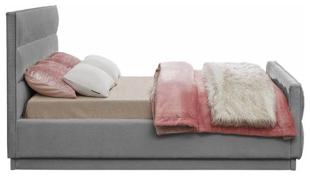 Meridian Furniture Paxton Grey Full Upholstered Panel Bed-3