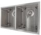 ZLINE Anton 33" Satin Stainless Steel Undermount Double Bowl Kitchen Sink with Bottom Grid-3