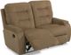 Flexsteel® Kerrie Brown Reclining Loveseat-0