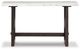 Signature Design by Ashley® Burkhaus White Sofa Table with Dark Brown Base-1