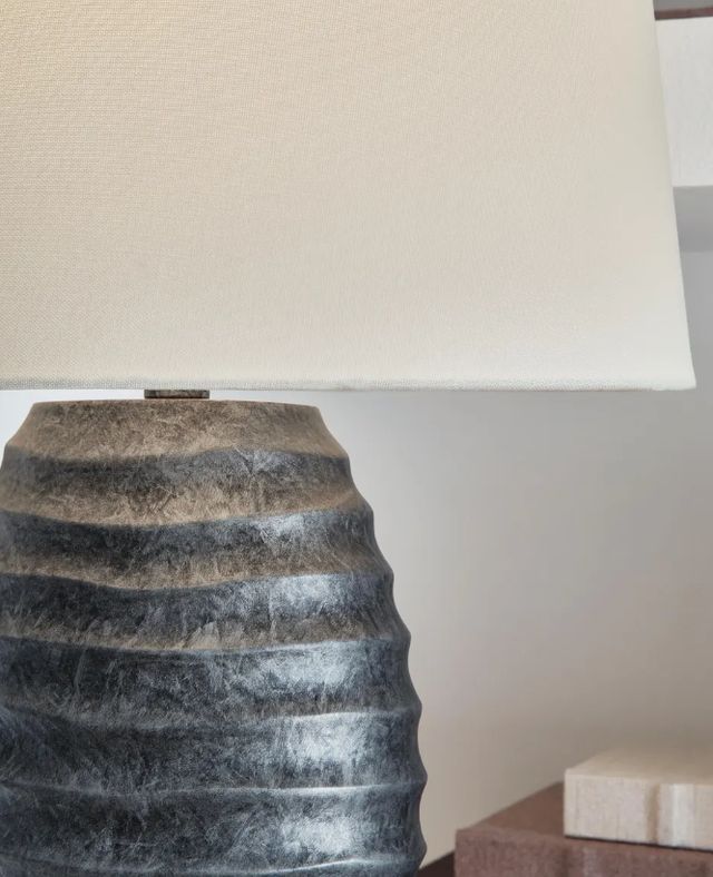 Signature Design by Ashley® Caronick Antique Silver Table Lamp-2