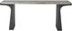 Universal Explore Home™ New Modern Quill Bronze/White Travertine Console Table-2