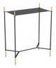 Zuo® Modern Austin Black Gold Side Table with Metal Framework-0
