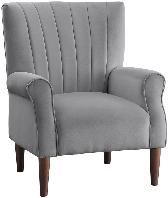 Mazin Furniture Urielle Dark Gray Upholstered Accent Chair-0