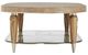 Michael Amini® Villa Cherie Caramel Oval Cocktail Table-3