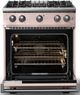 Viking® 5 Series 30" Blush Pro Style Gas (LP) Range with Polished Chrome Trim-1
