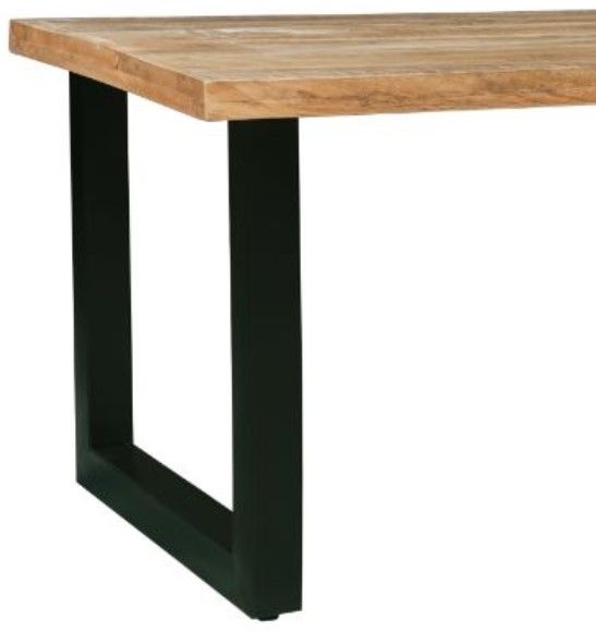 Jaipur Furniture Induse Black/Brown 63" Dining Table-2