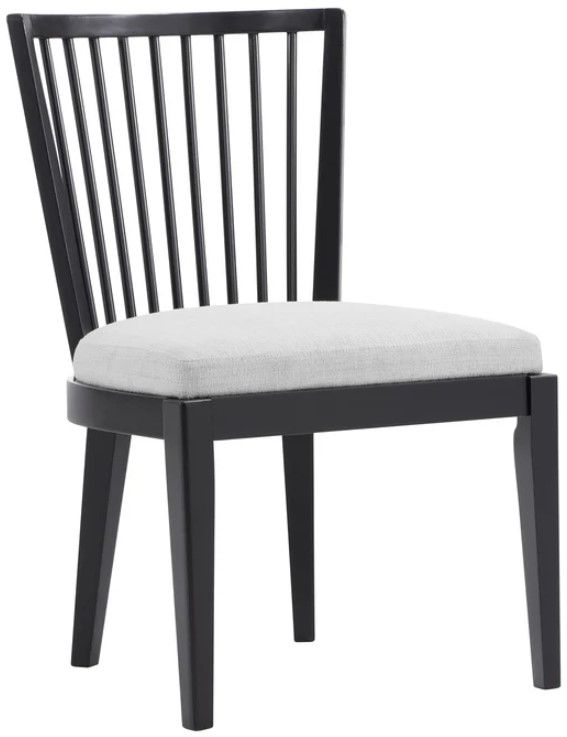 HH2 Home Portsmouth Black/Natural Dining Side Chair-1