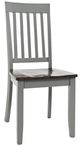 Jofran Inc. Decatur Lane Autumn Brown/Gray Slatback Side Chair-0
