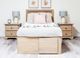 Mako Wood Furniture Youth Collection Pine Twin Mate's Storage Bed-1