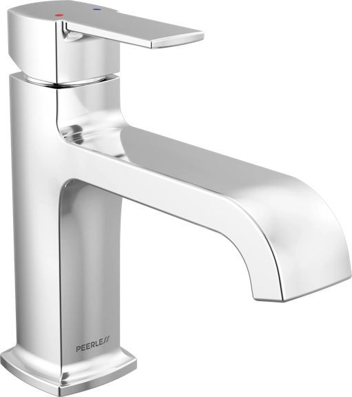Peerless Ezra® Chrome 6" Single Handle Curved Spout Lavatory Faucet-0