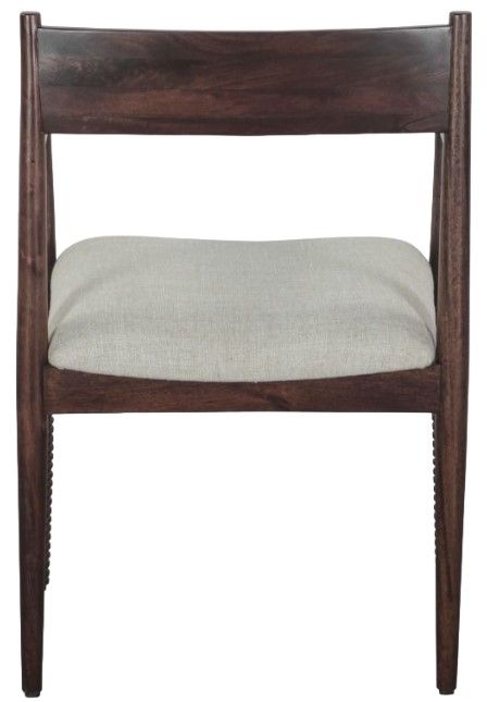 Home Trends & Design Bijou Dark Sienna Dining Arm Chair-3