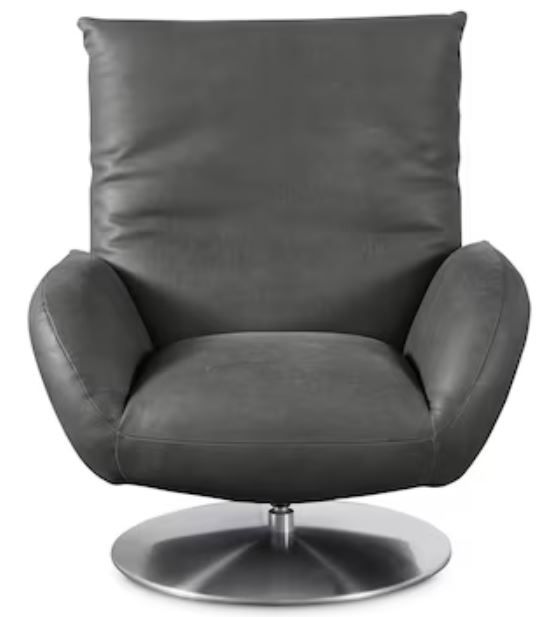 Bassett® Furniture Ranlo Graphite Swivel Arm Chair-1