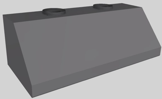 Vent-A-Hood® 54" Gunsmoke Wall Mounted Range Hood-2