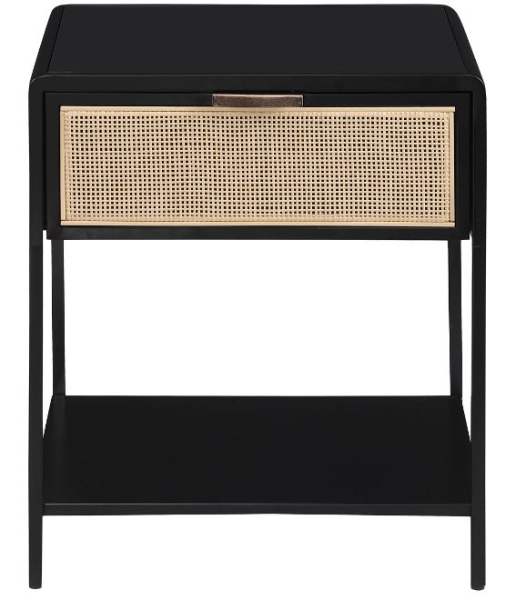 Coaster® Amherst Black Side Table with Drawer-2