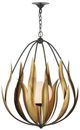 Currey & Company Aged Steel/Brass Endymion Chandelier-0