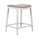 Liberty Furniture Vintage Series Antique White Backless Upholstered Counter Chair-0
