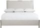 Bernhardt Modulum Gray/Stainless Steel Queen Panel Bed-1