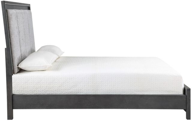 New Classic® Home Furnishings Odessa Charcoal King Upholstered Panel Bed-3