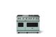 Viking® 5 Series 48" Splash Pro Style Gas (NG) Range with Brushed Brass Trim-0