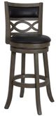 New Classic® Home Furnishings Manchester Black/Gray Bar Stool-0