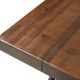 Olliix by INK+IVY Reclaimed Brown/Gun Metal Trestle Dining/Gathering Table-4