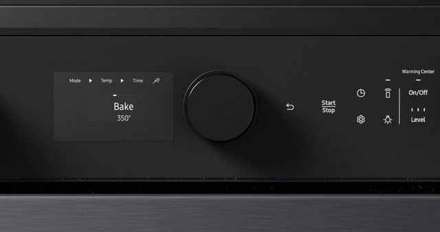 Samsung Bespoke 30" Matte Black Steel Slide In Electric Range-9