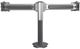 Chief® Kontour™ Silver K3 Dual Or Tri Monitor Array Grommet Mount-1