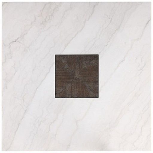 Furniture of America® Grasten White Counter Table with Dark Walnut Base-4
